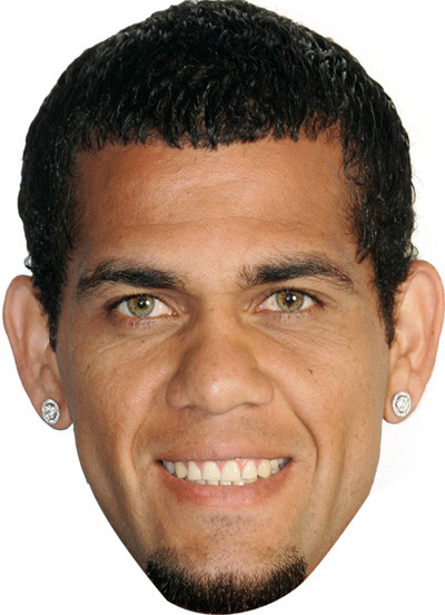 Dani Alves Football 2018 Celebrity Face Mask