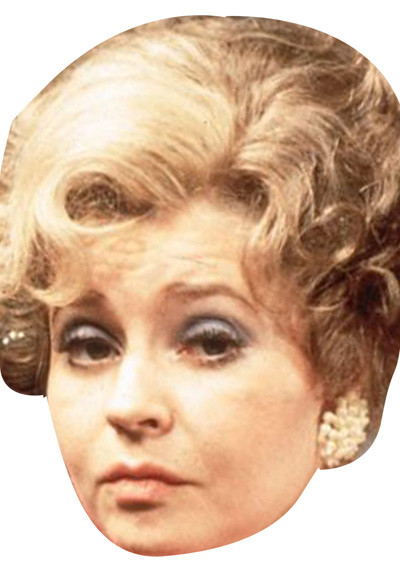Sybil Fawlty Tv Stars 2018 Celebrity Face Mask