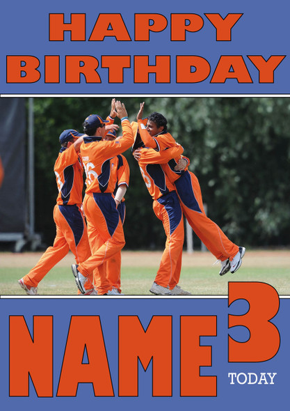 Ireland Cricket Team 2 Personalised Card