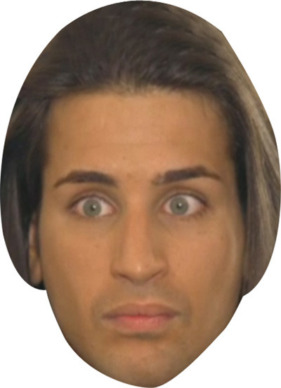Ollie Made In Chelsea Celebrity Face Mask