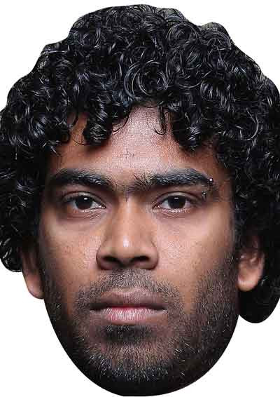 Laasith Malinga Cricket Celebrity Face Mask