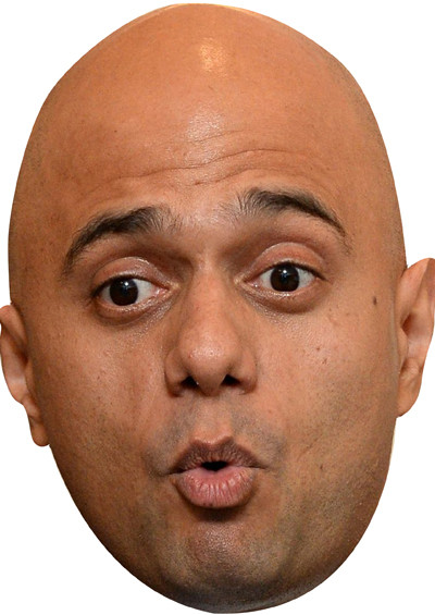 Sajid Javid Uk Politician Face Mask