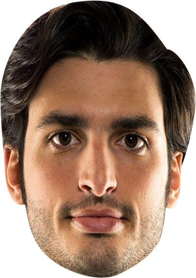 Carlos Sainz Celebrity Face Mask