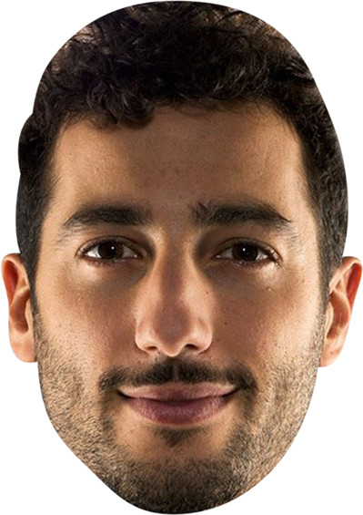 Daniel Ricardo Celebrity Face Mask
