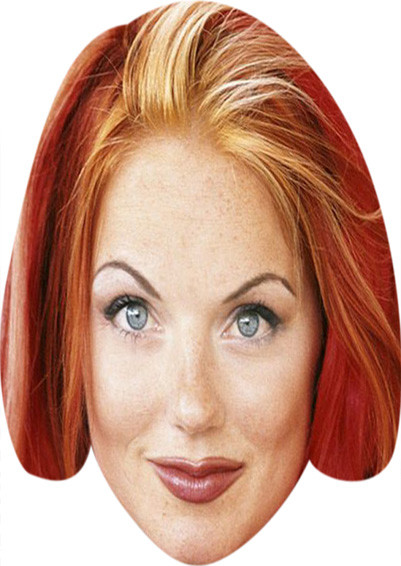 Spice Girl Geri Halliwell Celebrity Facemask