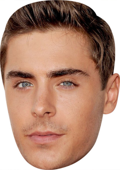 Zac Efron Tv Stars Celebrity Party Face Mask | Fancy Dress