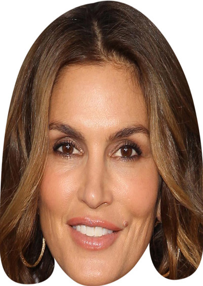 Cindy Crawford Celebrity Face Mask Party Mask