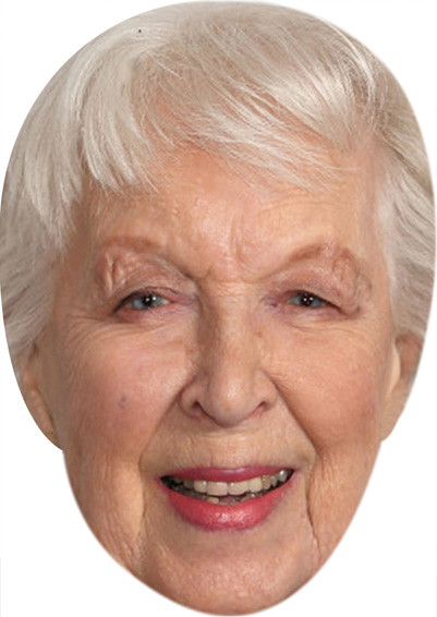 June Whitfield Celebrity Face Mask Party Mask