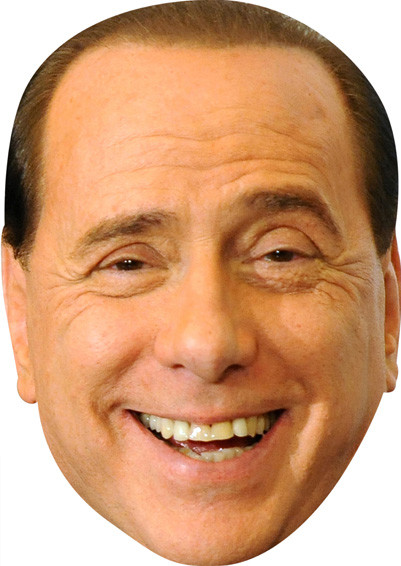 Silvio Berlusconi Celebrity Face Mask Party Mask
