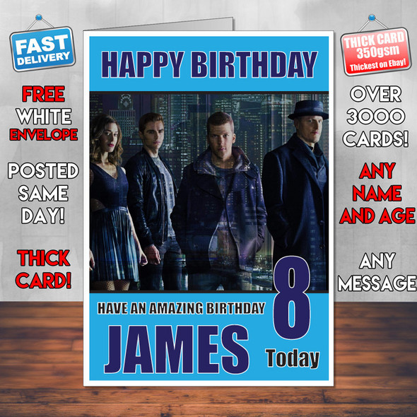 Now You See Me 2 Horsemen Bm1 Personalised Birthday Card