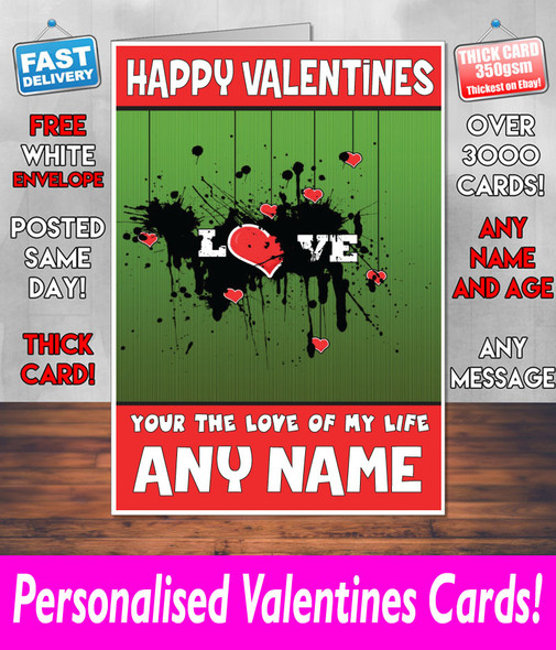 His Or Hers Valentines Day Card KE Design42 Valentines Day Card