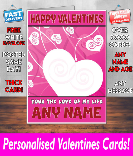 His Or Hers Valentines Day Card KE Design70 Valentines Day Card