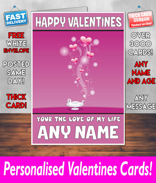 His Or Hers Valentines Day Card KE Design107 Valentines Day Card