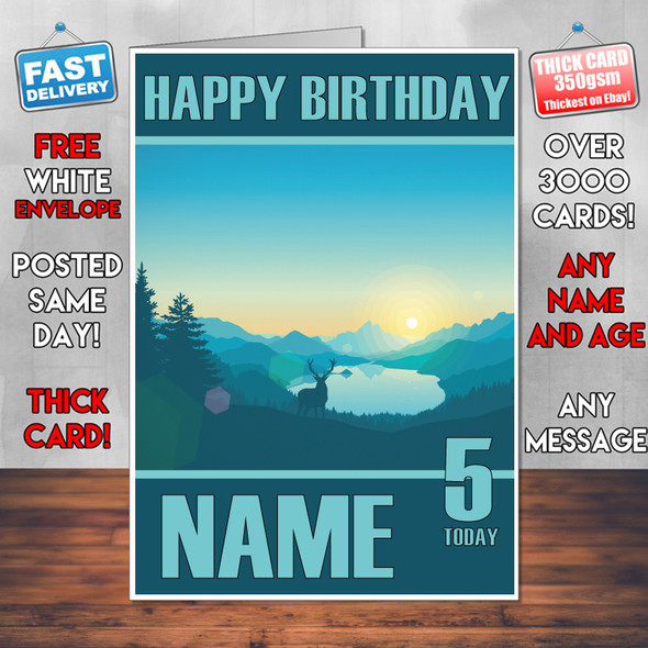 Firewatch 3 2016 Personalised Birthday Card