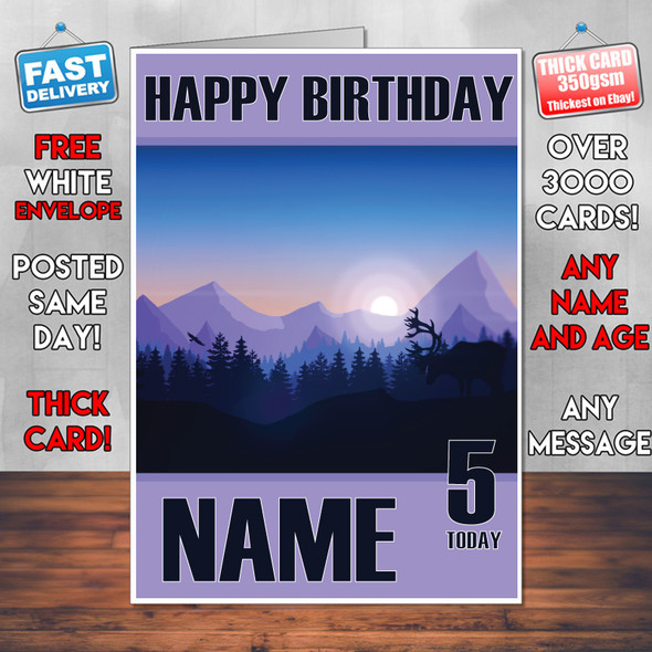 Firewatch 5 2016 Personalised Birthday Card