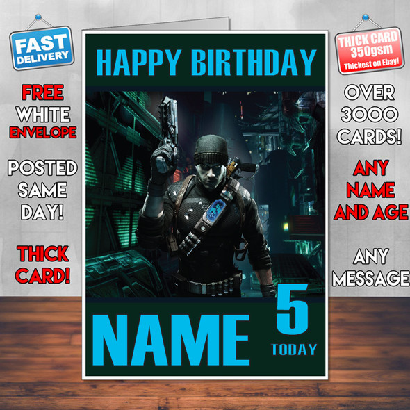 Prey 2017 Personalised Birthday Card