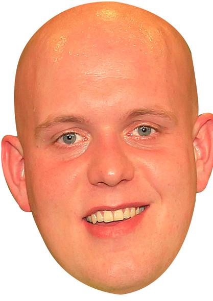 Michael Van Gerwin Sports Star Celebrity Party Face Mask | Fancy Dress