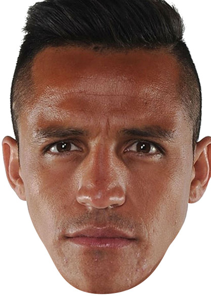 Alexis Sanchez Chile Football Sensation Celebrity Party Face Mask | Fancy Dress