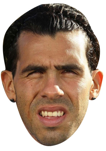 Carlos Tevez Argentina Football Sensation Celebrity Party Face Mask | Fancy Dress