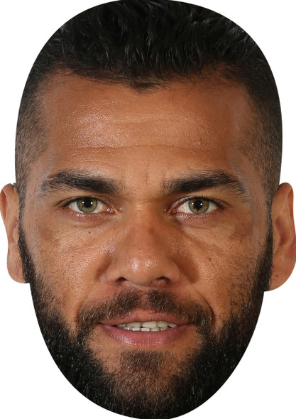 Dani Alves Football Sensation Celebrity Party Face Mask | Fancy Dress