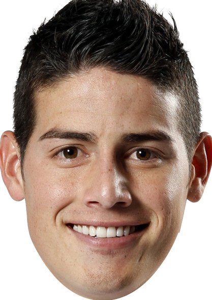 James Rodriguez Columbia Football Sensation Celebrity Party Face Mask | Fancy Dress