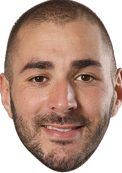 Karim Benzema France Football Sensation Celebrity Party Face Mask | Fancy Dress