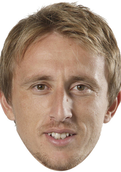 Luka Modric Croatia Football Sensation Celebrity Party Face Mask | Fancy Dress