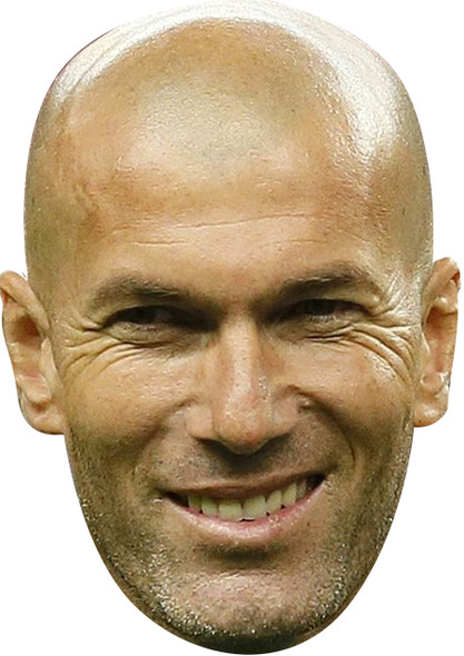 Zidane France Football Sensation Celebrity Party Face Mask | Fancy Dress