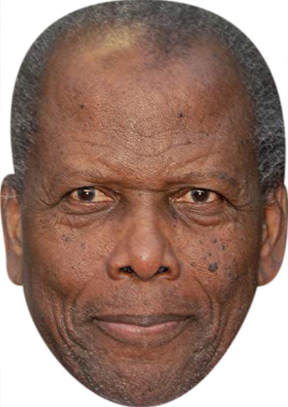 Sidney Poitier Tv Movie Star Face Mask