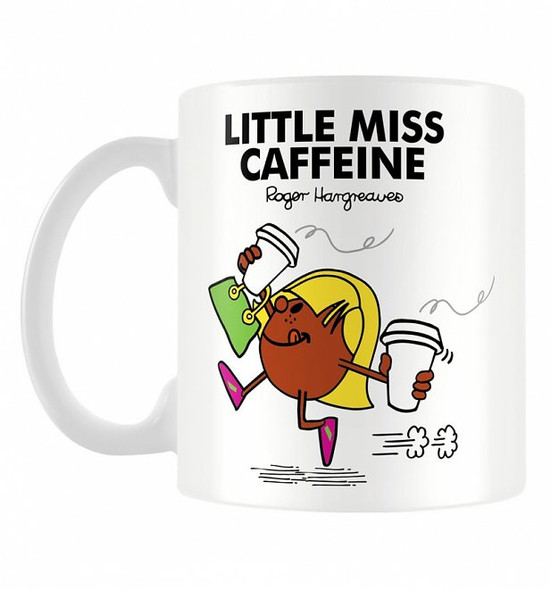 Miss Caffeine - Personalised Men Or Miss Mugs - Perfect Gift Xmas Secret Santa - Any Name