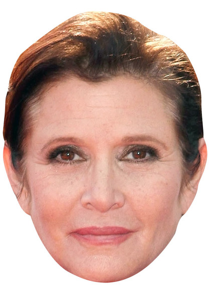 Carrie Fisher Jb Actor Movie Tv Celebrity Face Mask