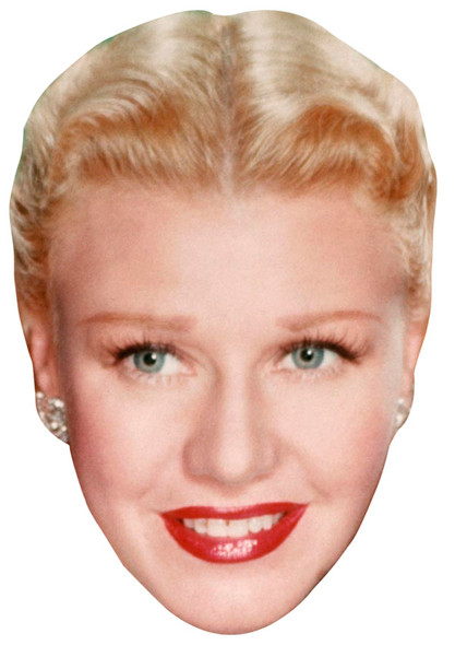 Ginger Rogers Jb Actor Movie Tv Celebrity Face Mask