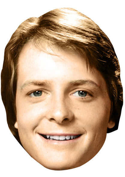 Michael J Fox Young-01 Jb Actor Movie Tv Celebrity Face Mask