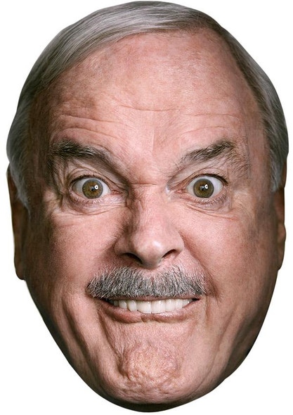 John Cleese Smile Jb - Funny Comedian Fancy Dress Cardboard Celebrity Face Mask