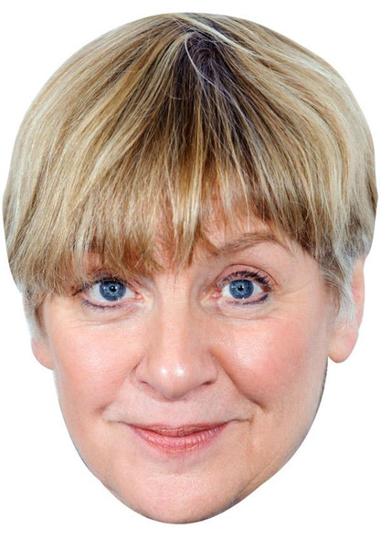 Victoria Wood Jb - Funny Comedian Fancy Dress Cardboard Celebrity Face Mask