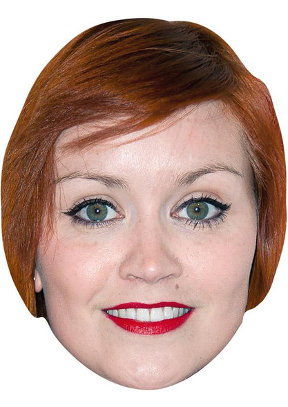 Arielle Free Jb - Tv Star Fancy Dress Cardboard Celebrity Face Mask