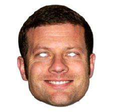 Dermot O'Leary Jb - Tv Star Fancy Dress Cardboard Celebrity Face Mask