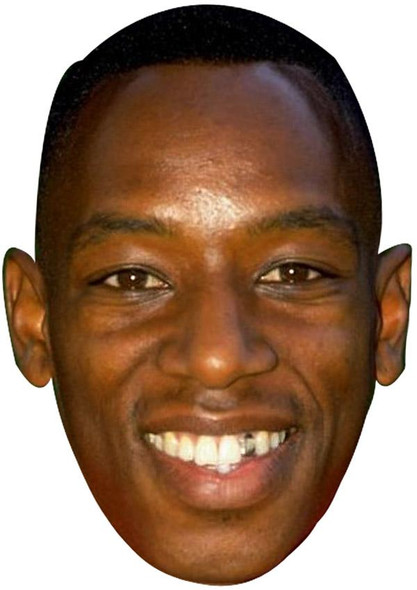 Ian Wright Young Jb - Tv Star Fancy Dress Cardboard Celebrity Face Mask