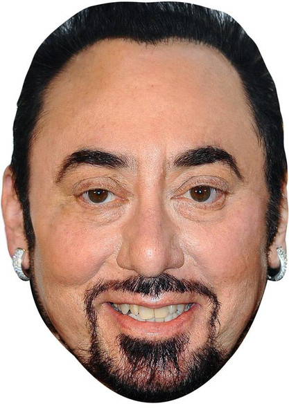 David Gest Jb - Tv Star Fancy Dress Cardboard Celebrity Face Mask