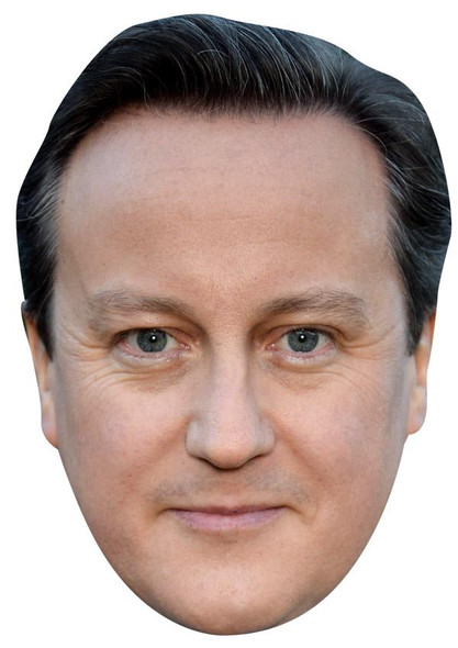 David Cameron Jb - Tv Star Fancy Dress Cardboard Celebrity Face Mask
