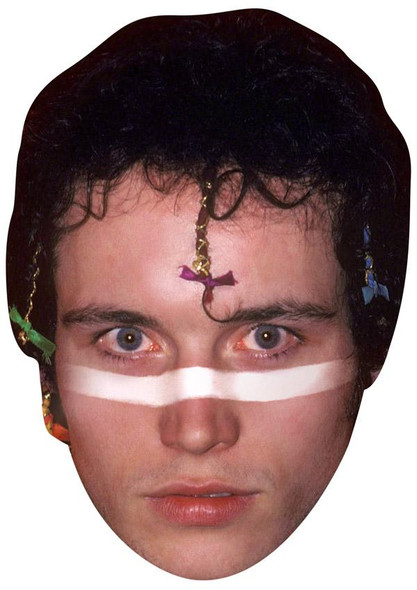 Adam Ant Jb - Music Star Fancy Dress Cardboard Celebrity Face Mask