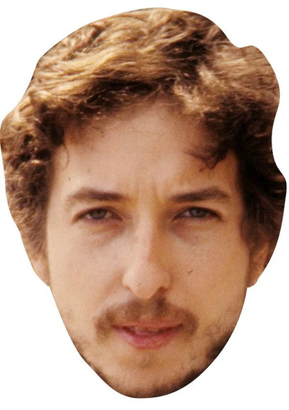 Bob Dylan Jb - Music Star Fancy Dress Cardboard Celebrity Face Mask