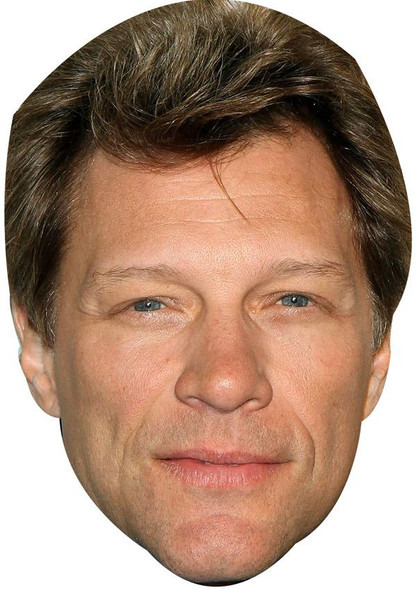 Bon Jovi Jb - Music Star Fancy Dress Cardboard Celebrity Face Mask