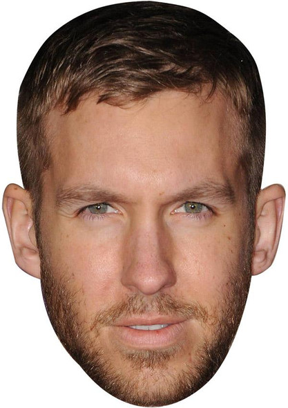 Calvin Harris Jb - Music Star Fancy Dress Cardboard Celebrity Face Mask