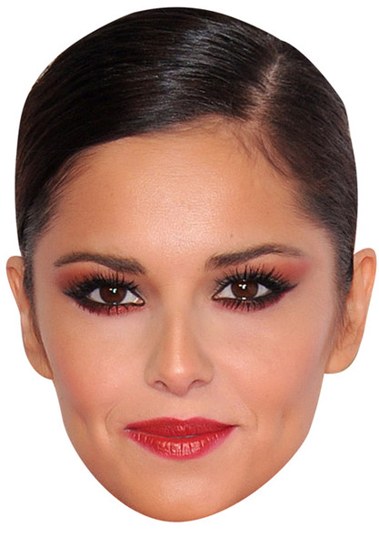CHERYL COLE JB - Music Star Fancy Dress Cardboard Celebrity Face Mask