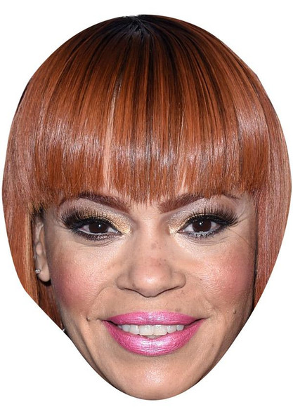Faith Evans Jb - Music Star Fancy Dress Cardboard Celebrity Face Mask
