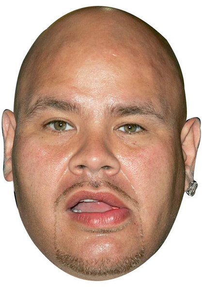 Fat Joe Jb - Music Star Fancy Dress Cardboard Celebrity Face Mask