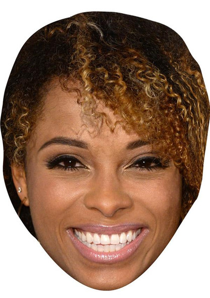 Fleur East Jb - Music Star Fancy Dress Cardboard Celebrity Face Mask
