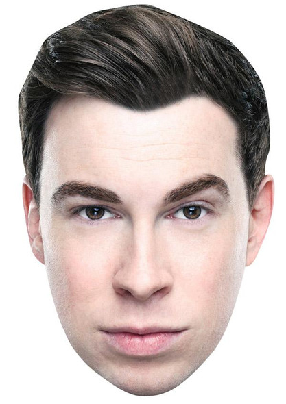 Hardwell Jb - Music Star Fancy Dress Cardboard Celebrity Face Mask