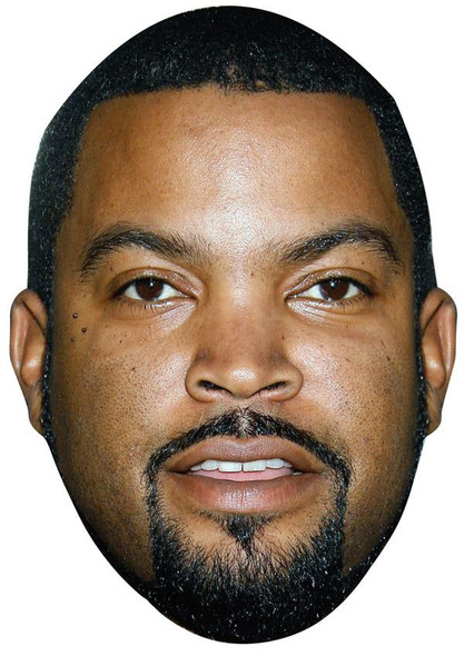 Ice Cube Jb - Music Star Fancy Dress Cardboard Celebrity Face Mask